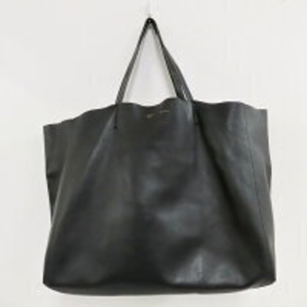 Celine Horizontal Cabas Tote Bag Leather Black